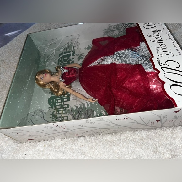 2015 Holiday Collector Barbie ❤️ in box !! ✨ - Picture 10 of 11